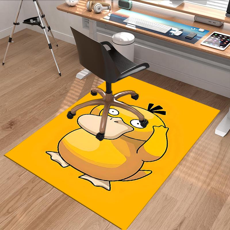 Psyduck Headache Carpet For Playroom Bedroom Living Room Sofa Home Decor Kids Game Area Rug Nonslip Floor Mat