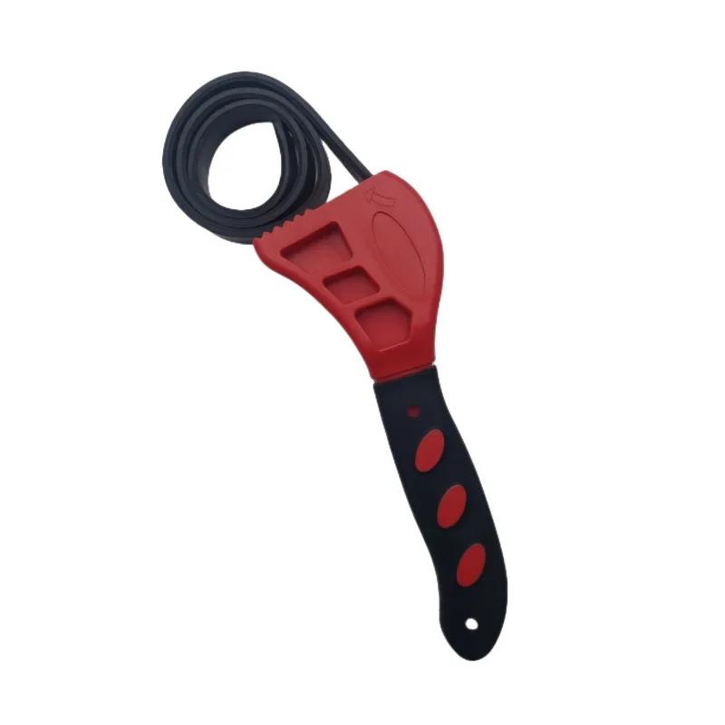 Multifunction Universal Rubber Strap Wrench Tool Heavy Duty for Car Repair Oil Filter Removal Bottle Opening DIY Wood Craft