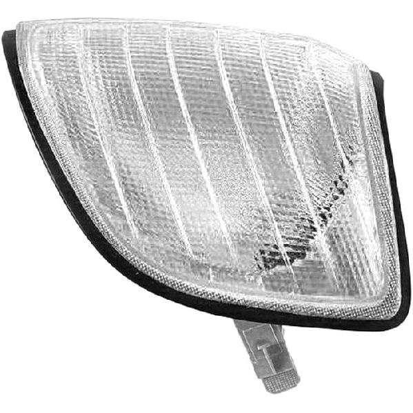 Front Corner Light Side Marker Light Cover Clear Lens, 1408260543 1408260643, 1992-1999 Compatible with Mercedes Benz S Class W140, Park Signal
