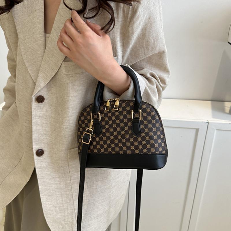 Yogodlns Mode Muschel Tasche Damen Klein Muster Design Geldbörse und Handtasche Einzelne Schulter Umhängetasche Für Frauen Täglicher Gebrauch