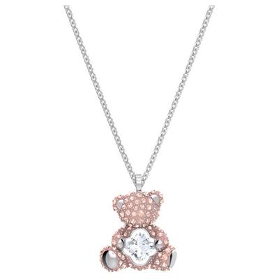 Teddy Sparkling Teddy Bear Cute Fun Necklace Women Necklace Pink 5599168