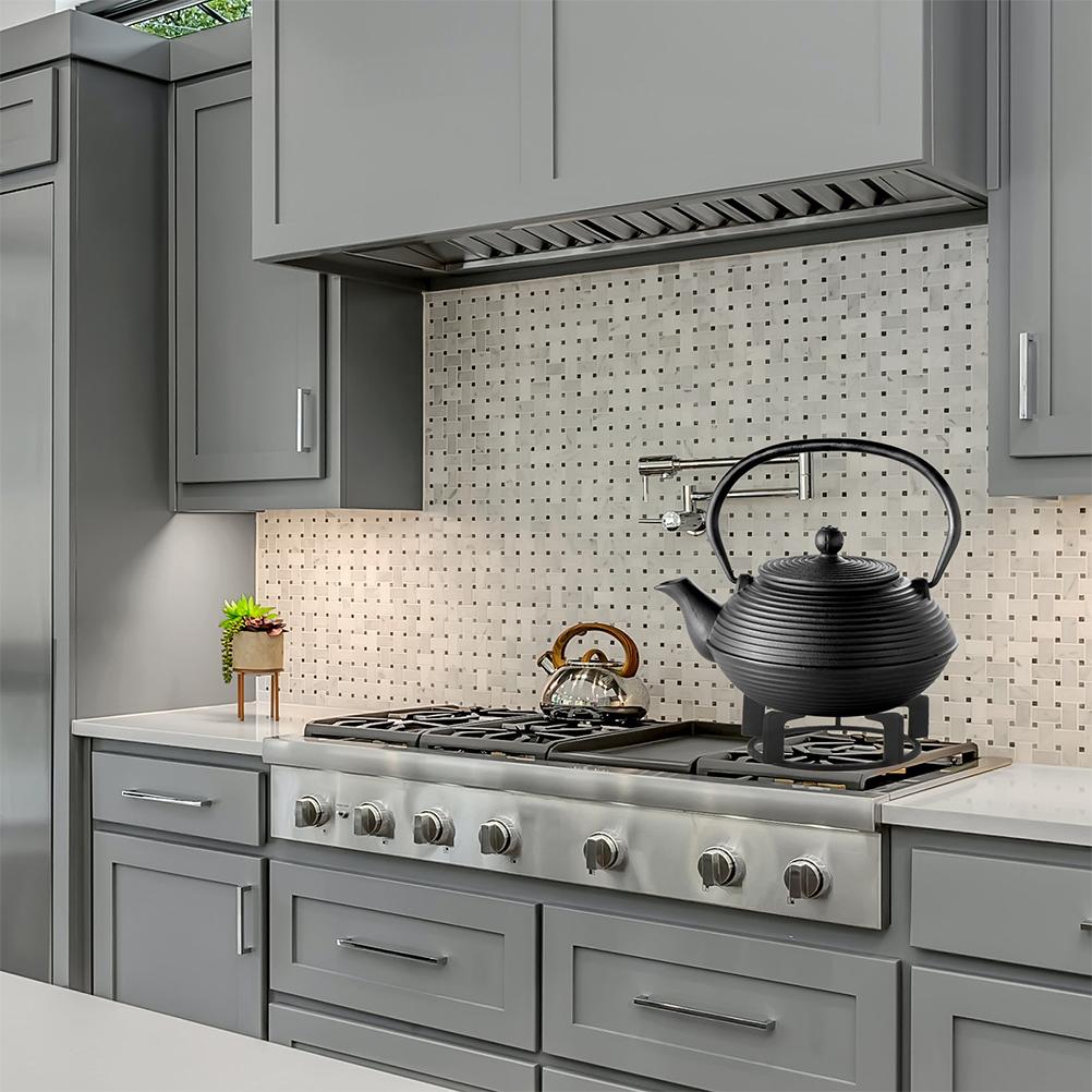 Držák na plynový sporák Wok pro vařič, grilovací plotýnka, práce na podpůrném kroužku, držák na hrnce z litiny