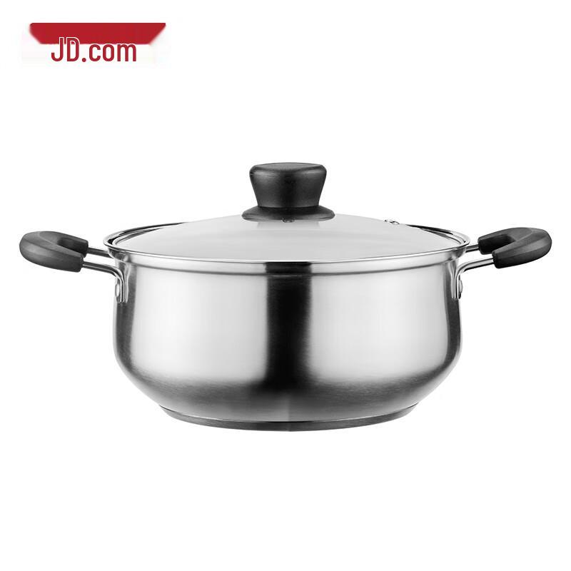 

Jingdong Built 304 Stainless Steel Double-Handle Soup Pot