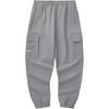 Sports Alliance Series Water-Resistant Loose Fit Solid Color Knit Joggers Men Joggers Light-Gray L324M063-040R