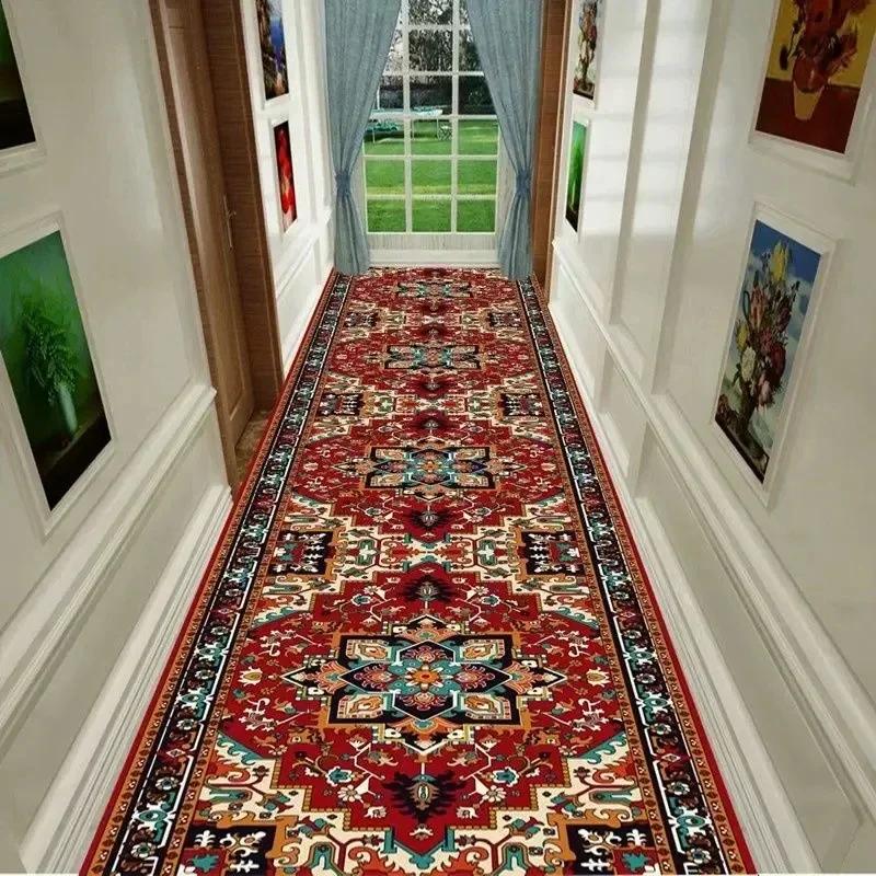 Corridor Hall Runner Aisle Long Carpets for Living Room Decoration Home Washalbe Long Area Rug Entryway Entrance Door Mat Luxury