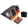 Venssu Deck Trading Card Case with Card Display Window and Dice Holds 200 Includes Two Dividers and a Magnetic Compatible with Duel and Other Card