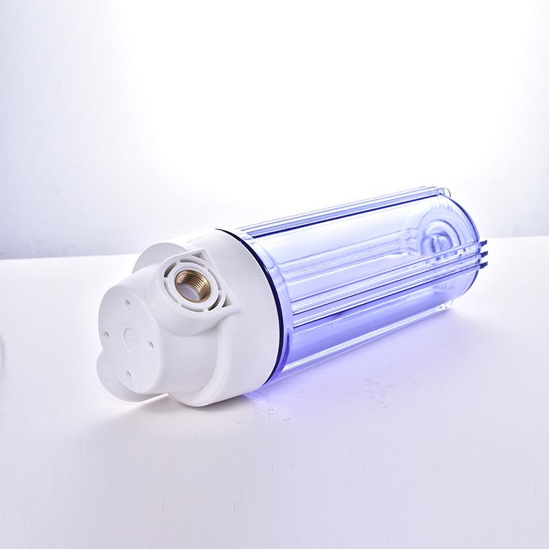 10-Inch Transparent Filter Housing with 4-Point Copper Thread for Household Water Purifiers