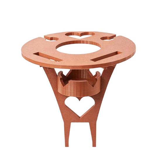 Outdoor Wine Glass Rack Portable Compact with Ground Stake Easy To Assemble Rack for Outdoor Activities