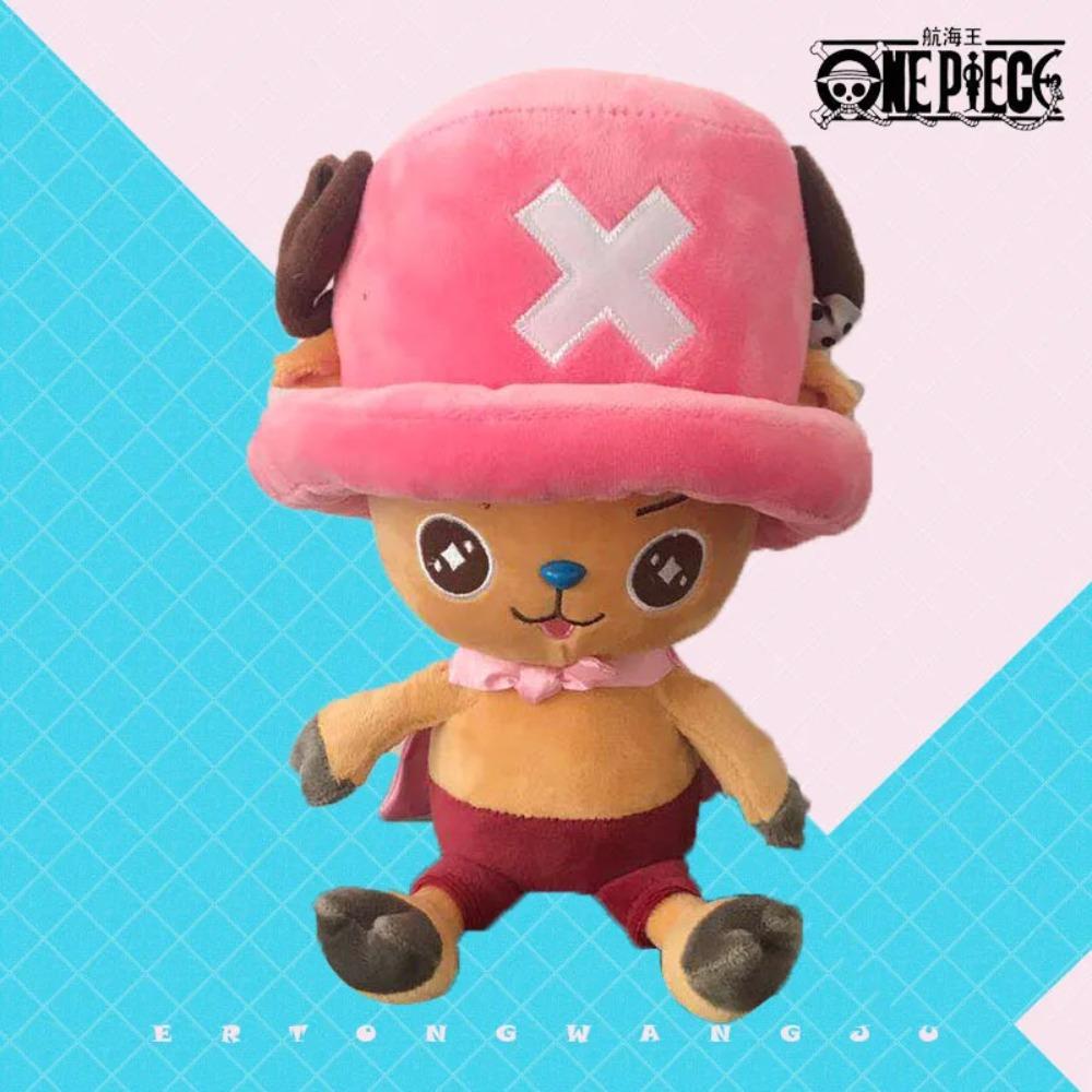 10-75cm The Original Anime One Piece Plush Pendant Cartoon Figure Kawaii Luffy Chopper Doll High Quality Toy Kids Birthday Gift
