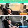 Car Window Shades For -2024 RAV4 Accessories - Rear Side Window Shade For Baby, Breathable Mesh Car Privacy Window Covers, UV Protection And Heat