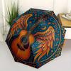 Angel Wings Guitar Art Print: Musical Heaven On CanvasUmbrella, Portable 3-Fold Compact Umbrella for Men & Women Gift