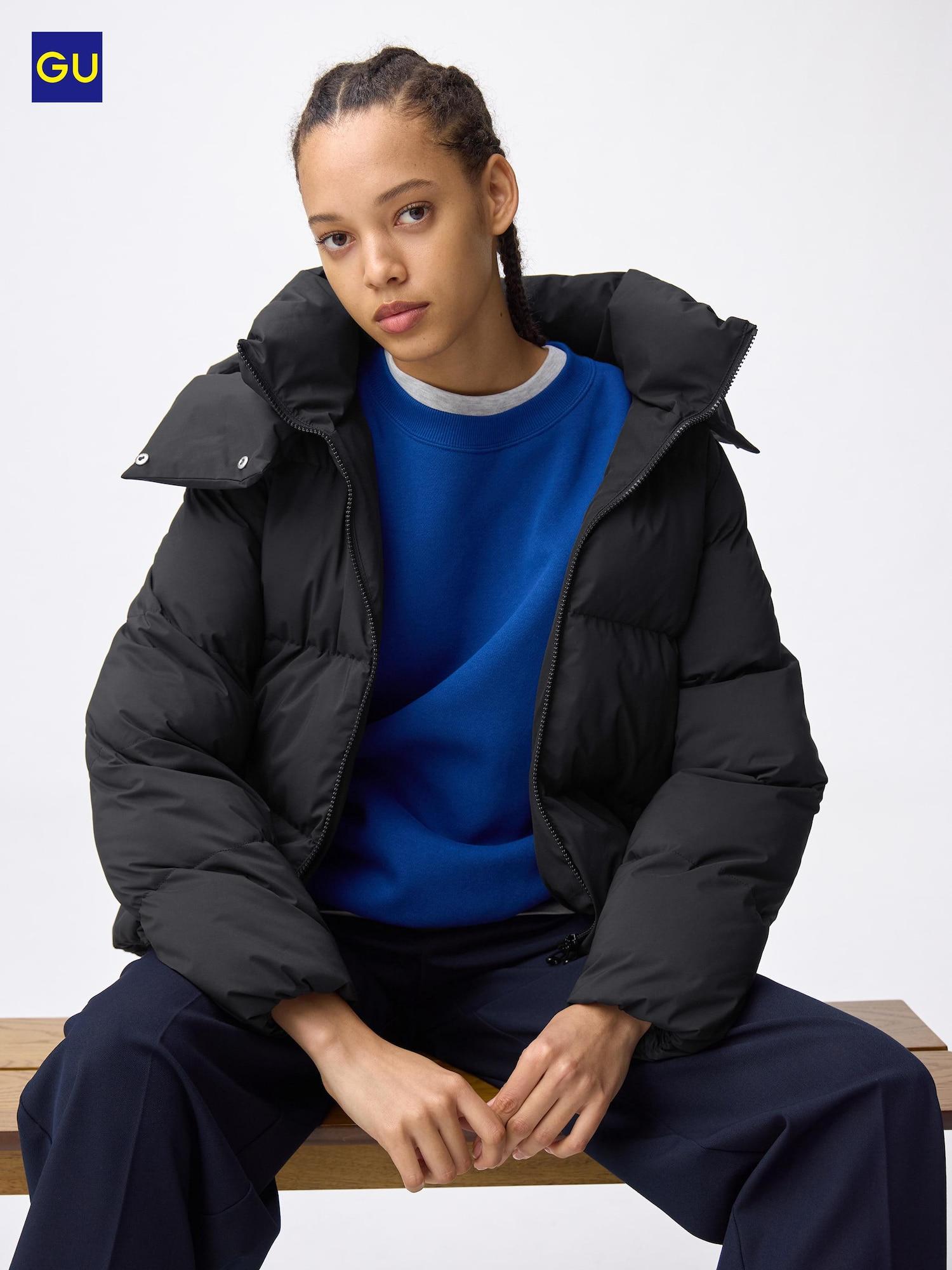 

Uniqlo Gu Теплая стеганая куртка 09 BLACK/WOMEN M