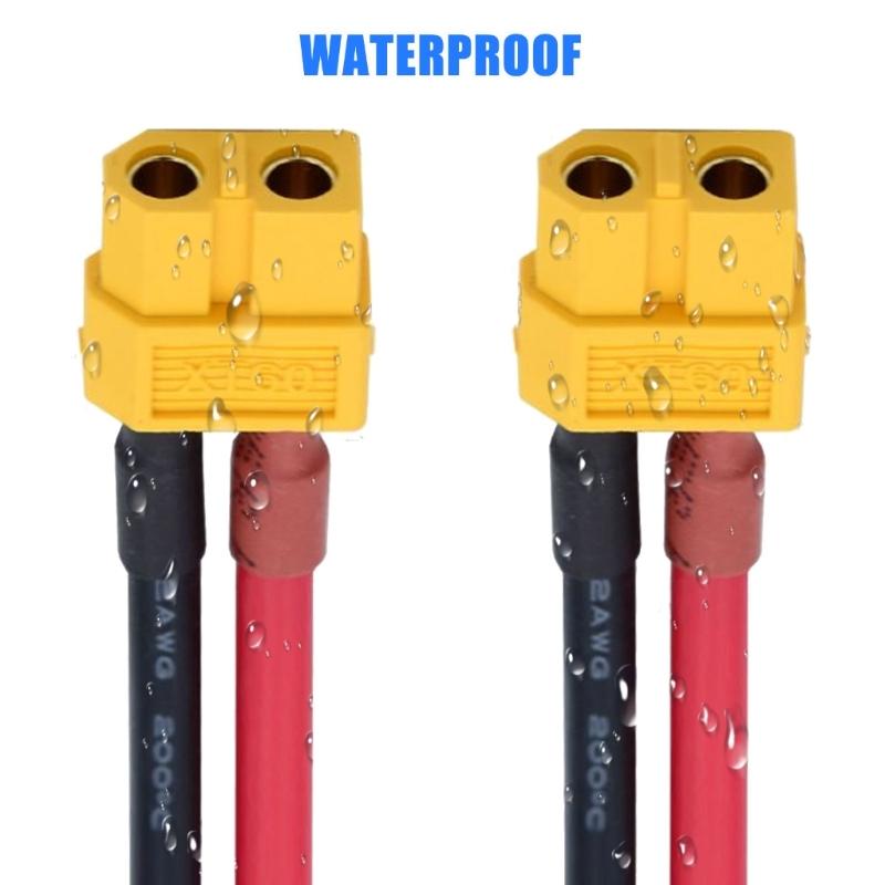 Easy To Use XT60 Model Aircraft Plugs Drones Power Connectors Secure Power Transmission for Secure Power Transmission