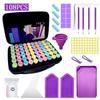 DIY Diamond Painting Kit: Funnel, Drill Pen, 60 Compartment Bottles, 30 Storage, Butterfly Bag