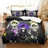 3D Print Murder Drones Anime Fashion Bedding Set Cartoon three-piece set Adult Kid Bedroom Duvet cover Sets Home Textiles