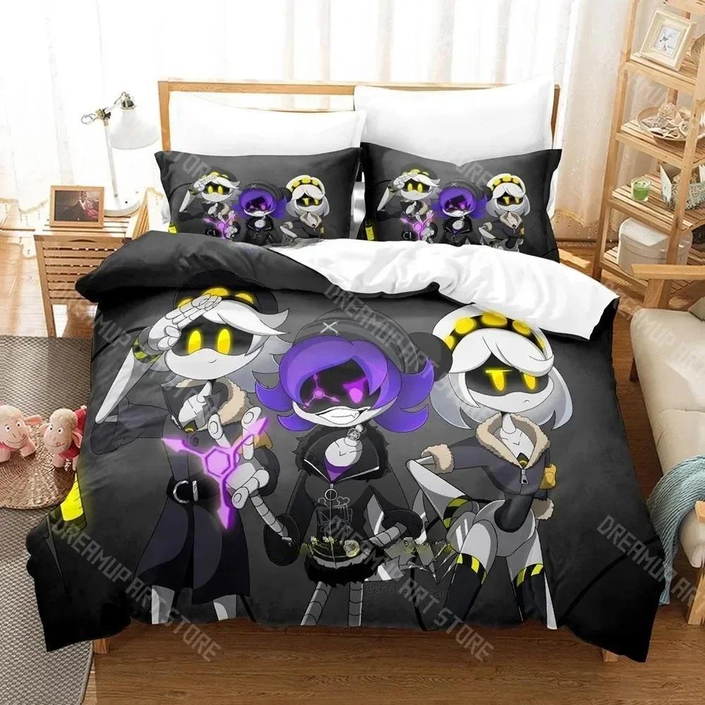 3D Print Murder Drones Anime Fashion Bedding Set Cartoon three-piece set Adult Kid Bedroom Duvet cover Sets Home Textiles