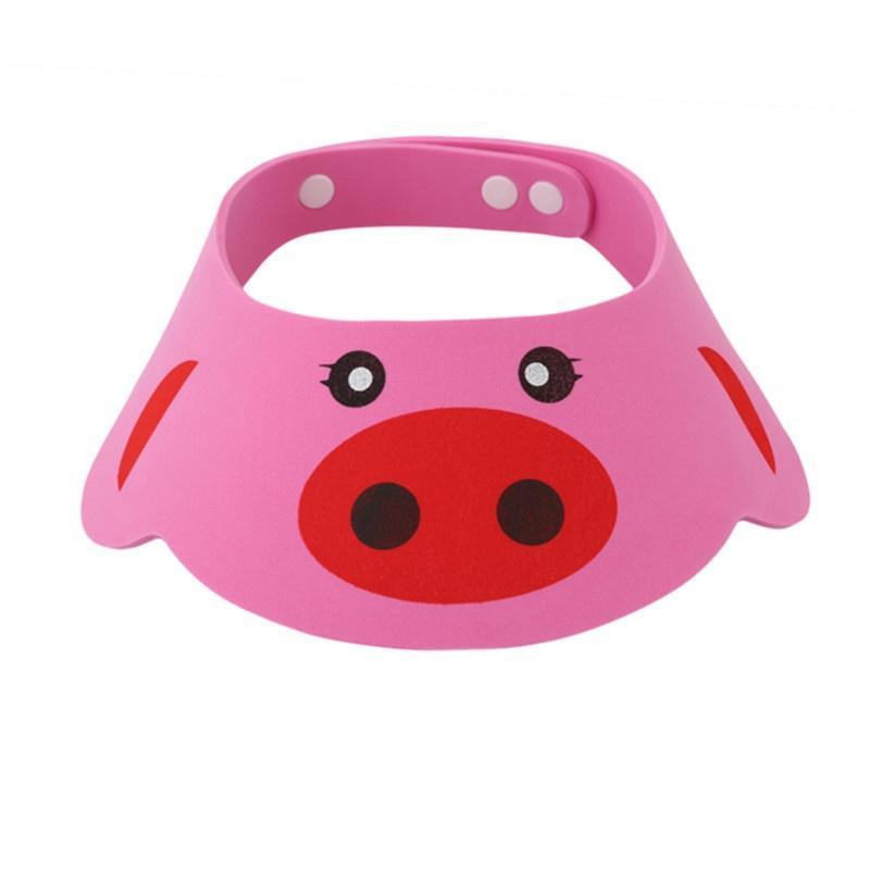 Hanyu Kids Bath Visor Hat Regulowany czepek kąpielowy dla niemowląt Osłona do mycia włosów Osłona przeciwbryzgowa Wodoodporna czapka przeciwsłoneczna