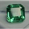 Beautiful Natural Green Sapphire 12-14 Ct Asscher Cut Certified Loose Gemstone