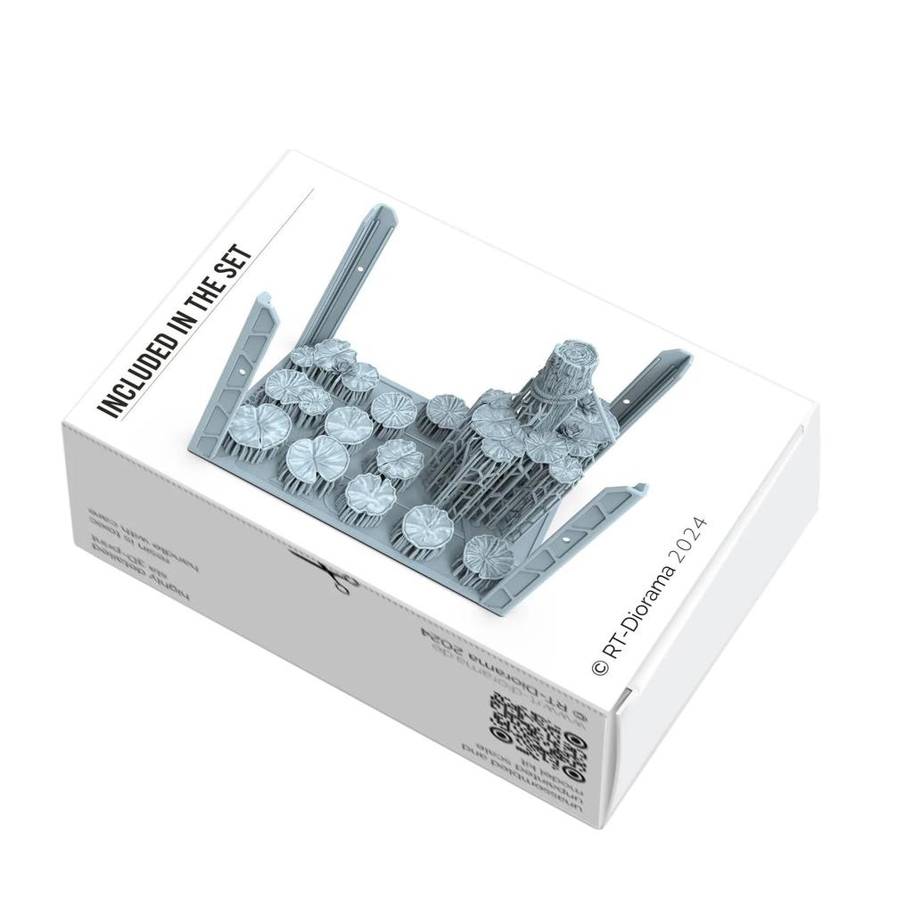 RT Diorama Set Nenúfar Diorama Escenario Kit de Modelo RTD35409 1/35 No.1 (Paisaje)