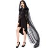 Halloween Ghost Bride Dress Costume, Evil Dark Vampire Doll Cape