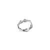 Sterling Stunning 925 Silver Double Layer Fish Vintage Ring With Unique Expression Design