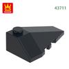 Non-Toxic 74Pcs/Lot 43711 Right Wedge Sloped 4X3 Triple Building Blocks Moc Accessories Compatible With Bricks Children Toys Gift Bo