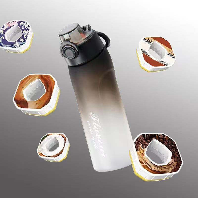 

Детская бутылка для воды с фруктовым настоем: Без сахара, Без калорий, Ароматизированная соломинка, Двухцветный градиент (Продано отдельно: Кольцо) 720ml темно-серого