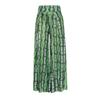Women Three Piece Printed Bikini Long Pants Swimwear Bathing Suit