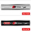 Car SLINE Badge Body Rear Trunk Metal Stickers Auto Decoration Accessories for S1 TT A6 C6 C5 C7 A5 A4 B8 B6 B7 A3 A8 A2 A1 Q3