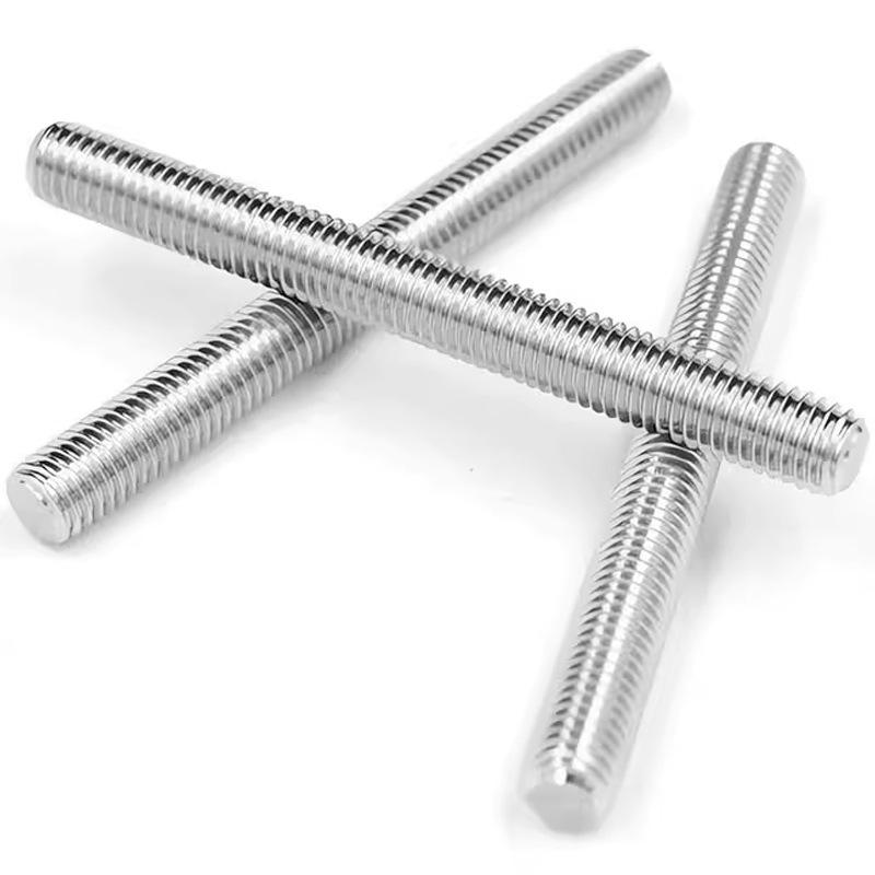 201 Stainless Steel Full Thread Screws & Tooth Bars: 1m, 2m, 3m Lengths - M3, M4, M5, M6, M8