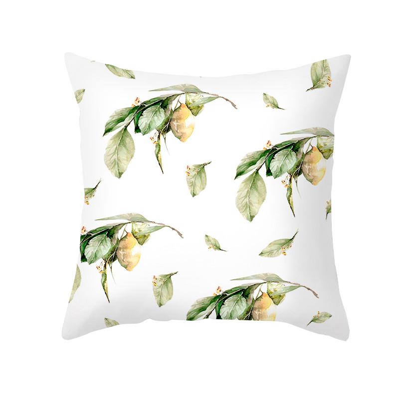 

Летняя фруктовая наволочка шартрез наволочка лимонная надпись украшение диван скандинавский дом 40X40CM