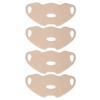 4pcs Sun Protection Face Mask UV Blocking Half Cover Cooling Hydrogel Skincare Mask for Outdoor Use