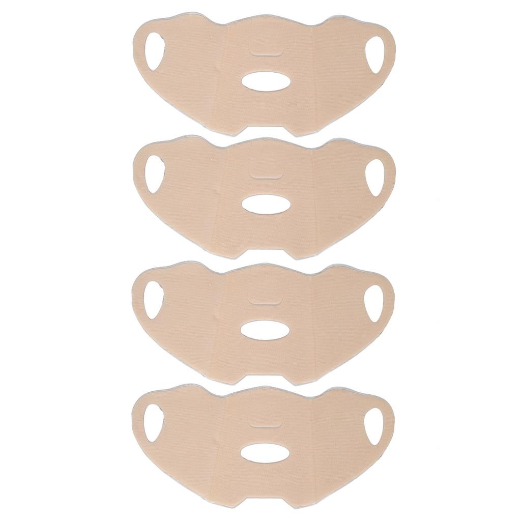 4pcs Sun Protection Face Mask UV Blocking Half Cover Cooling Hydrogel Skincare Mask for Outdoor Use