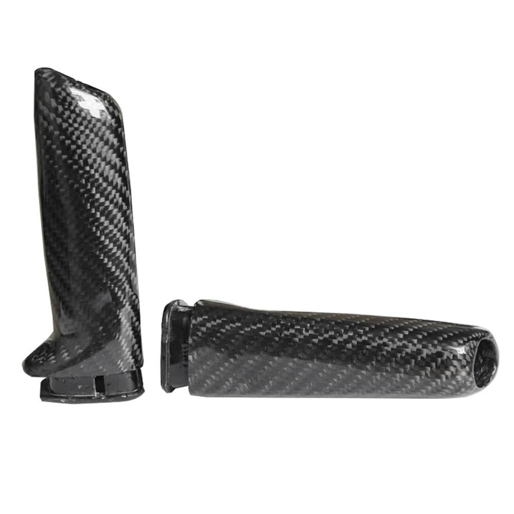For BMW Models With Handbrake Brake Handle Cover Trim Real Carbon Fiber Black 1x