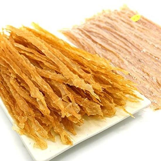 Hakodate Esan Kombu Verband Muschelstreifen Jakobsmuschel Snack Großpackung 400g (A2)