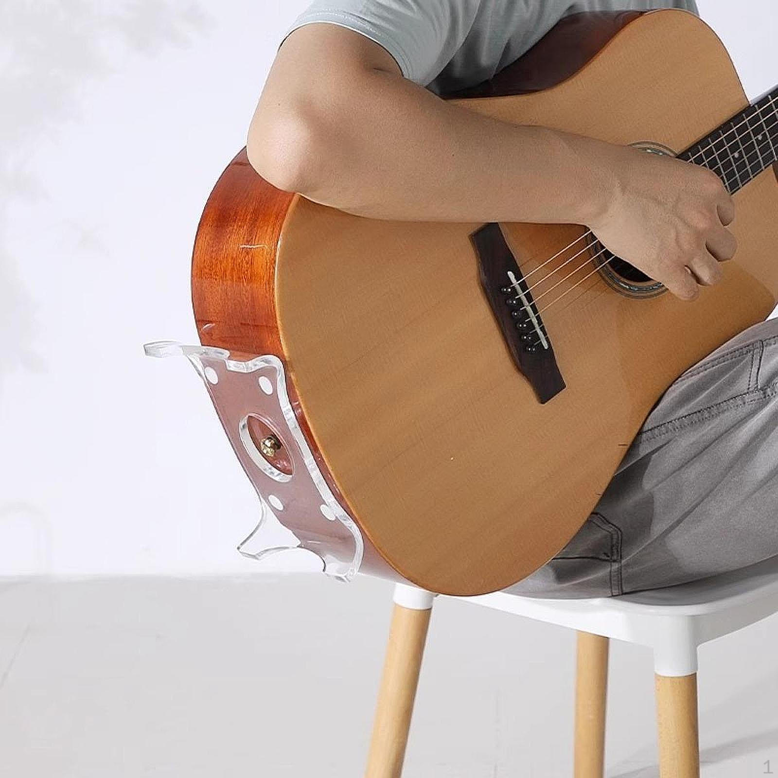 

Acrylic Guitar Stand Guitars Floor Portable Space Saving Detachable for Home or Studio