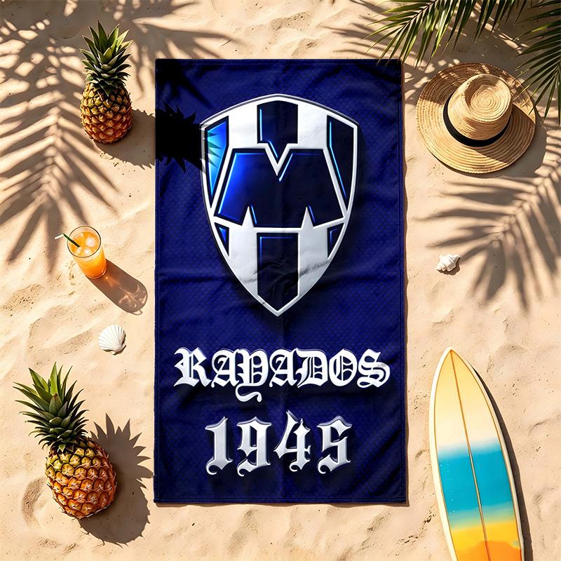 CF Monterrey (5) Theme Beach Towel Sand Resistant Soft And Comfortable Suitable For The Pool Camping Yoga And Diving A Travel