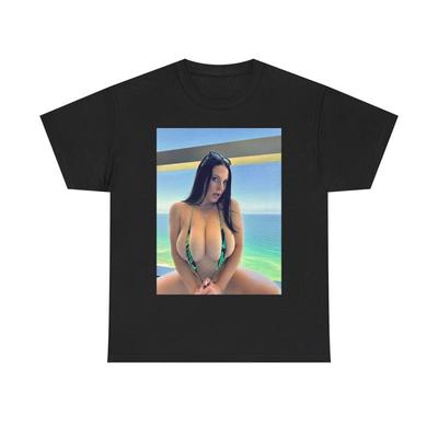 Angela White Unisex T-shirt, Retro Vintage Grafisch T-shirt voor Mannen en Vrouwen