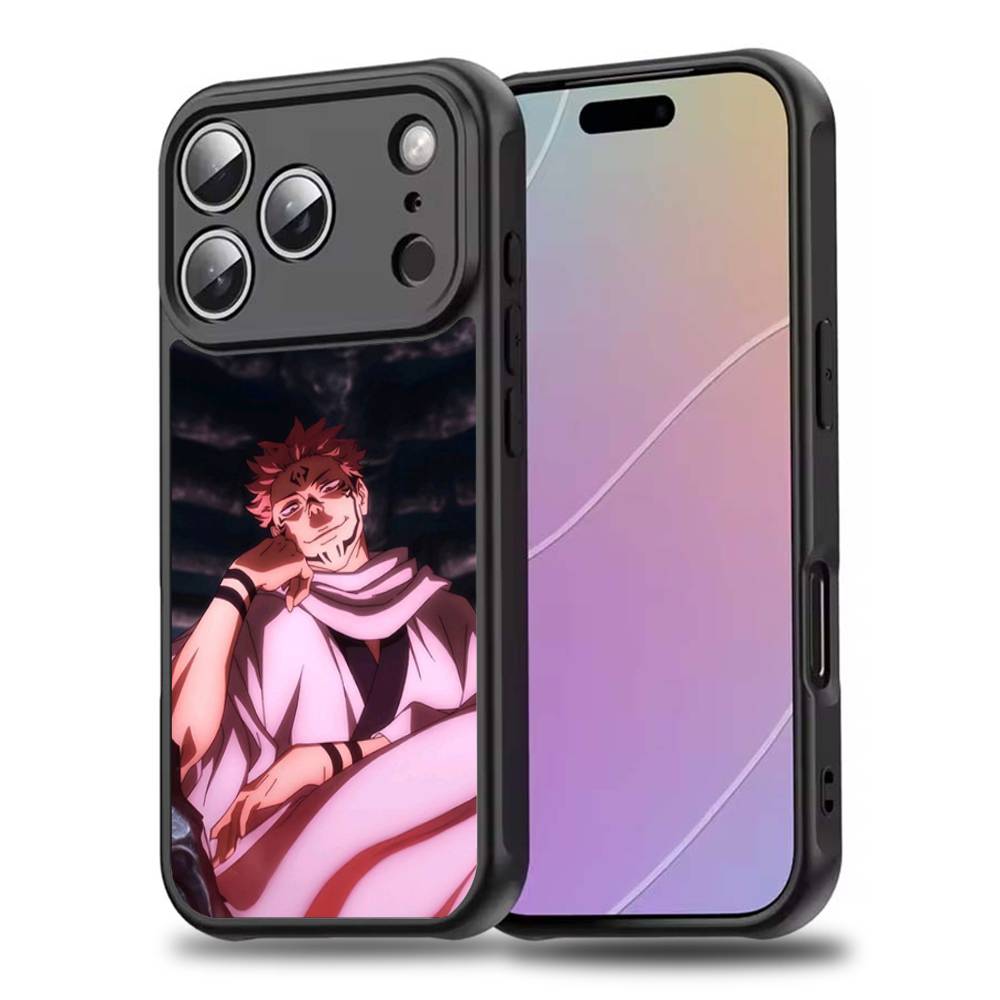 Ryomen S-Sukuna Anime Handyhülle Für iPhone 17,16,15,14,13,12,11,Pro,Max,Plus,Mini,SE4,E Magnetisch Magsafe Kabelloses Laden