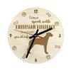 Rhodesian Ridgeback, African Lionhound, African Lion Dog I - Clock with Dog, Wooden Clock with Engraving, Personalised Clock by