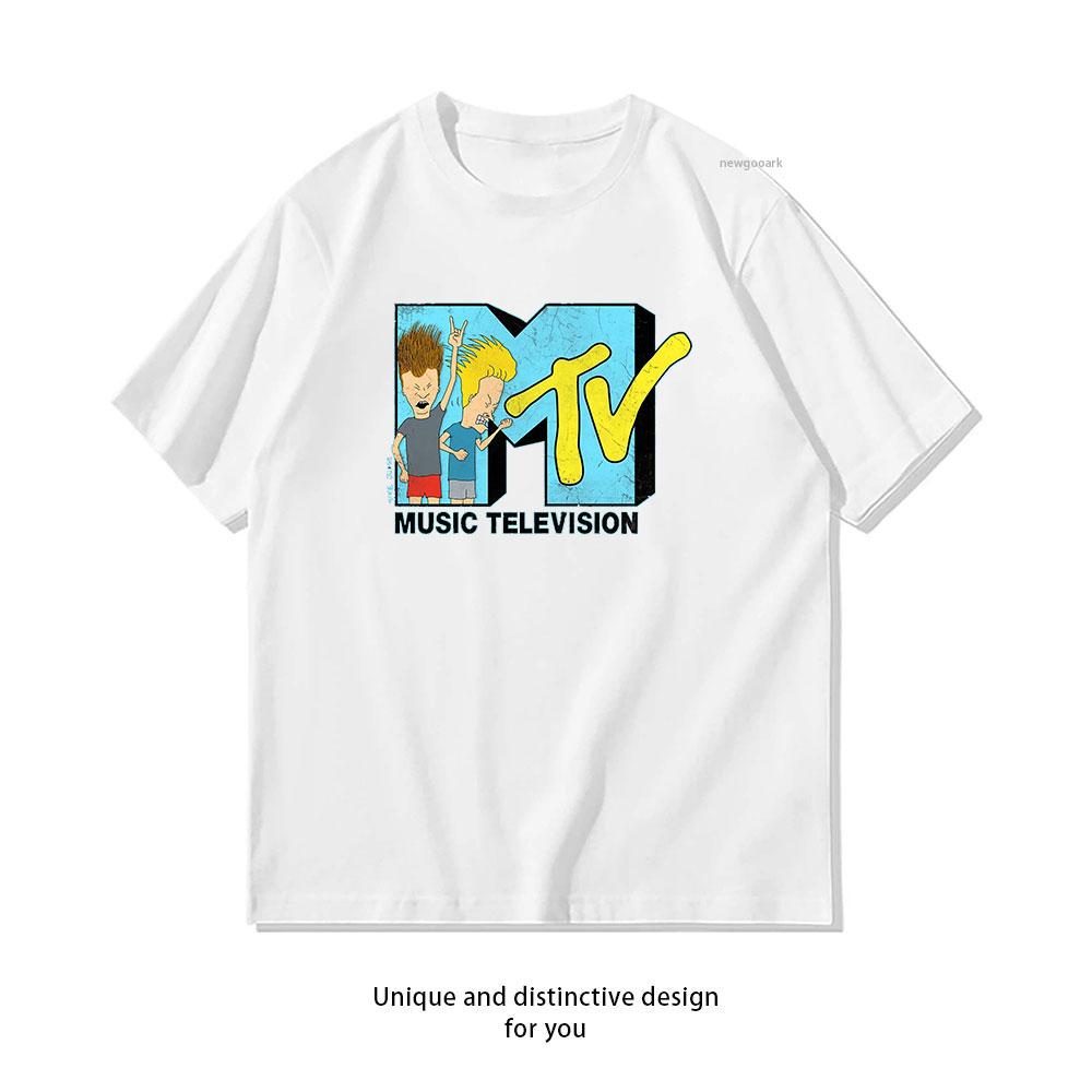 

MTV Beavis and Butthead Classic Fill Classic TShirt Women Unisex Casual cotton graphic t shirts Creative camisetas tops tee 3XL