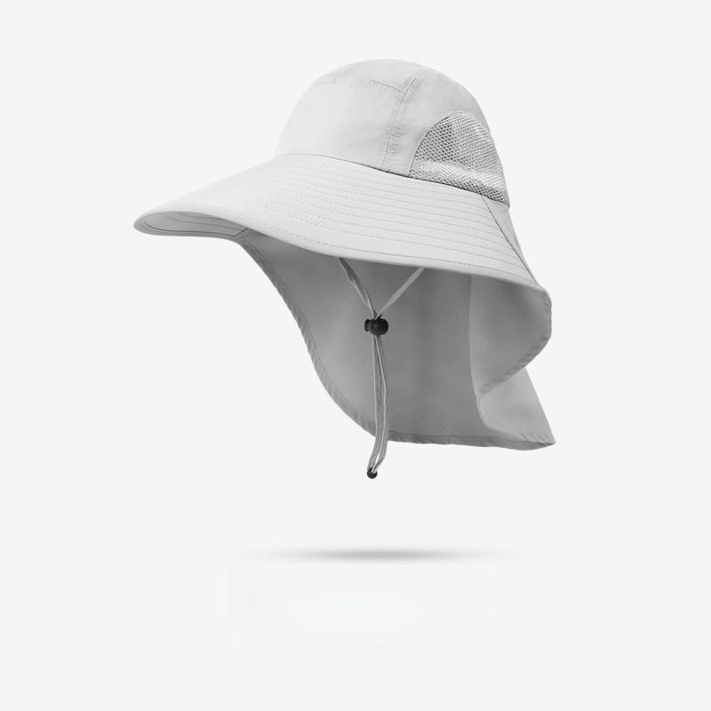 Chapéu de Sol de Verão Com Aba Larga e Design Removível Para Pesca e Caminhada ao Ar Livre