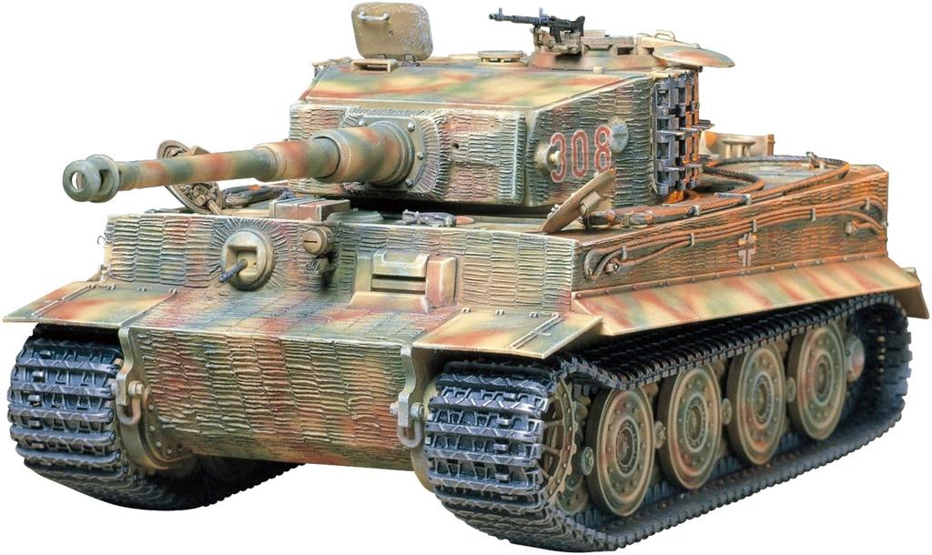 TAMIYA Military Miniature Series German Army Heavy Tank Tiger I Type Late Production Plastic Model 35146 1/35 No.146