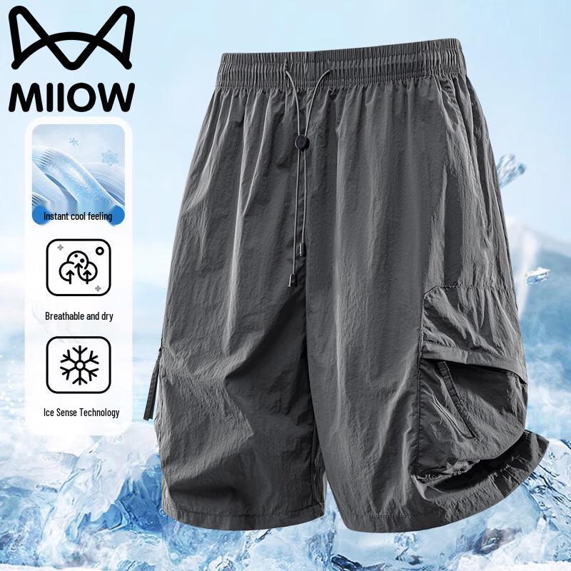 

MiiOW Men s Ice-Cool Casual Sport Shorts 2XL-3XL