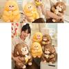 Adorable Plush Monkey Doll With Soft Pp Cotton Filling Perfect For Gifts And Collectors