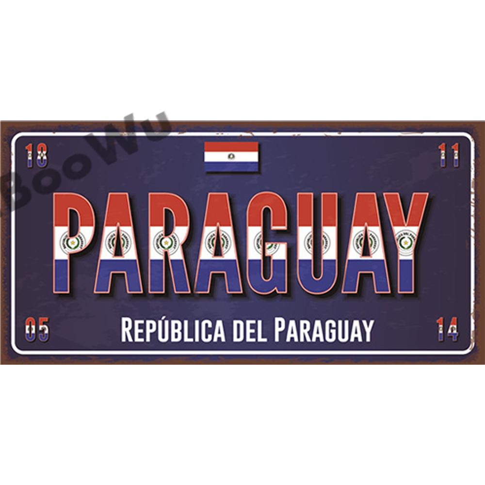 African Countries Name & Flag Plate Poster Vintage Home Decor Retro Metal Tin Signs Pub Car Garage Wall Art Decoration