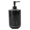 Massage Oil Warmer Adjustable Temperature Body Lotion Oil Warmer with Ambiance Lights Touch Control Display 2 Bottle Dispenser GB Plug