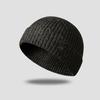 Herbst Winter Warme Gestrickte Hut Männer Frauen Einfarbig Rippen Mützen Hut Im Freien Winddichte Dicke Wandern Radfahren Hut
