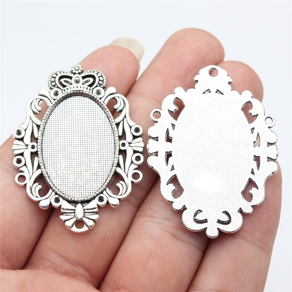 

Аксессуары Детали Овальный Плоский Стеклянный Кабошон Основа Лоток Винтажные Ювелирные Изделия ZA038 A35-3pcs-20x30mm