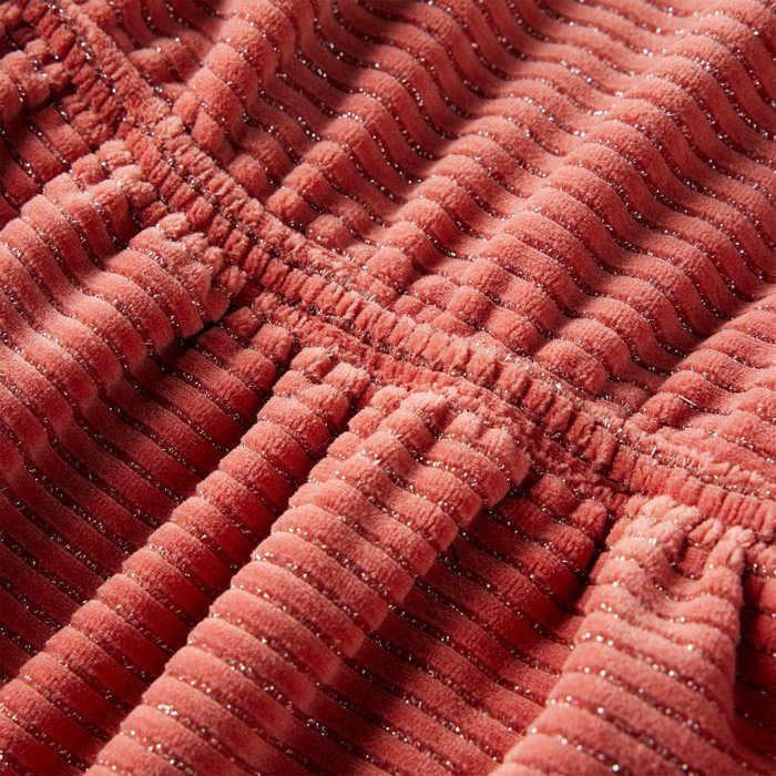 Robe - vidaXL - manches longues - rose moyen - pour filles de 1,5 à 10 ans - confortable et résistante